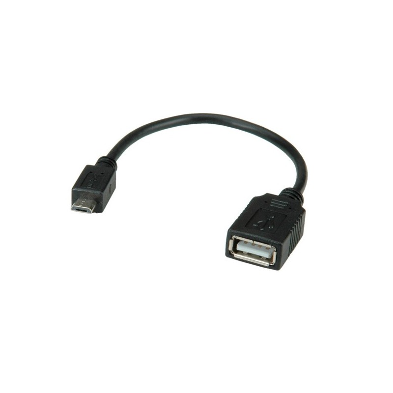 Câble USB 2.0 A mâle/Micro USB B mâle 1.8m sous blister