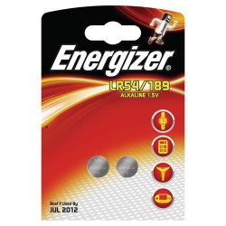Blister 2 piles 189 - V10GA - L1130 -LR54 alkaline Energizer
