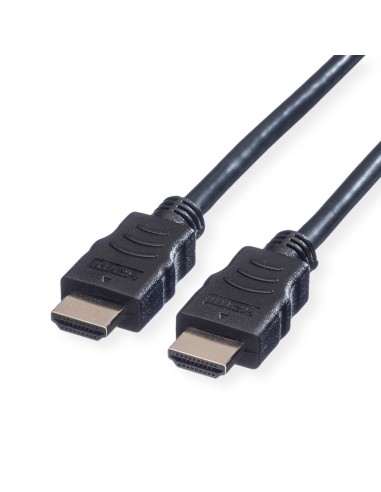 HDMI HighSpeed kabel met Ethernet, M/M, zwart, 1 m, Blister