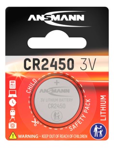 Bliste 1 pile Lithium CR2450 / 3 V ANSMANN