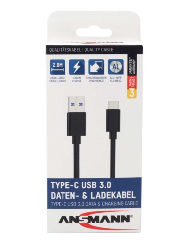 Câble USB vers type C 200 cm