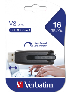 3.0 USB-stick  grijs 16GB VERBATIM
