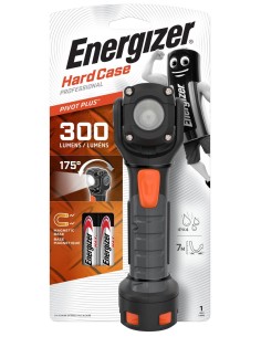 ENERGIZER LAMPE DE POCHE HARDCASE PIVOTPLUS 175° 2xAA