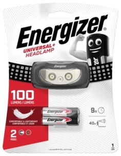 ENERGIZER LAMPE FRONTALE UNIVERSAL PLUS100 LUMEN 2xAAA