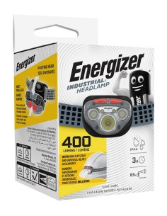ENERGIZER HOOFDLAMP VISION 400 LUMEN 3AAA+HELMCLIP...