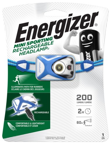 ENERGIZER LAMPE FRONTALE HEADSPORT RECHARGE