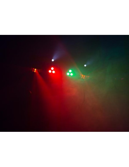 JEU DE LUMIÈRE POUR DJ - 2 PAR LED + 2 DERBY - COMPACT