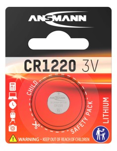 CR1220 Lithium Pile bouton 3V ANSMANN 1 pièce
