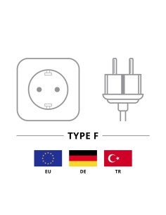 Câble de Raccordement Coudé avec Prise C13, 1,5 m, Noir 2
