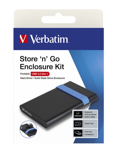 Verbatim Boitier pour disque dur Keypad Access 2,5" USB 3.2 Gen 1