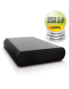FANTEC   boîter HDD  SATA DB-AluSky USB 2.0 noir
