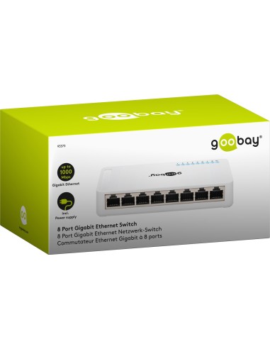Commutateur Ethernet Gigabit à 8 ports W93373