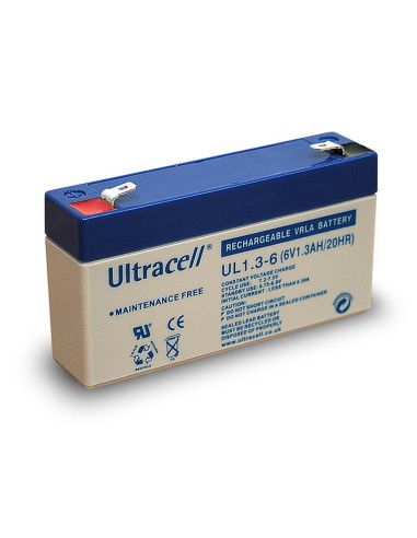 loodzuurbatterij 6 V, 1,3 Ah Ultracell