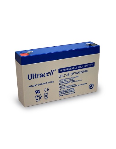 loodzuurbatterij 6 V, 7 Ah Ultracell