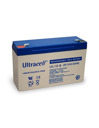 Loodzuurbatterij 6V, 12 Ah Ultracell