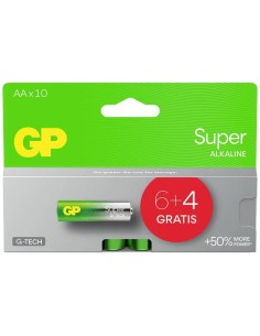 Blister 6+4 piles AA - Mignon SUPER Alkaline GP