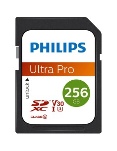 Philips SDXC klasse 10 256 GB geheugenkaart