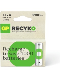AA batterij Oplaadbaar GP NiMH 2100 mAh ReCyko 1,2V 4 stuks