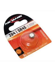 Blister 1 pile 394 Oxyde d'Argent 1.55V / 45 mAh ANSMANN