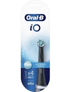 ORAL-B IO ULTIMATE CLEAN  TÊTE DE BROSSES 4 PIÈCES NOIR 2