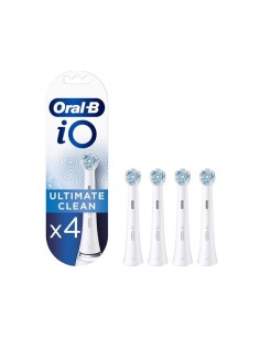 ORAL-B IO ULTIMATE CLEAN TÊTE DE BROSSES 4 PIÈCES BLANCHE