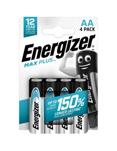 Blister 4 piles AA  Alkaline MAXPLUS ENERGIZER