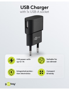 5 W Chargeur USB-A noir 2