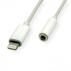 Adaptateur Type 8 pin - 3,5mm Audio, M/F, 0,13 m Roline