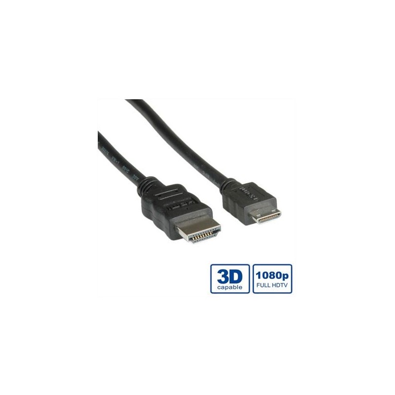 Câble HDMI High Speed avec Ethernet M/F 3m