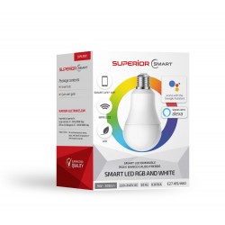 SUPiLR001 Superior Ampoule intelligente iLR001 10 W Blanc/RGB [Classe énergétique A+] 2