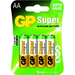 Blister 4 piles AAA - Micro SUPER Alkaline GP