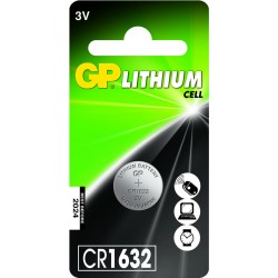 Blister 1 pile CR1620 llithium GP