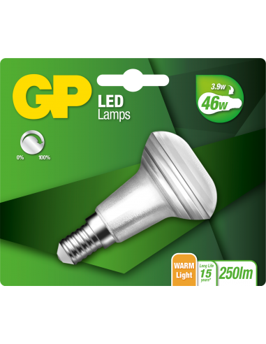 Ampoule LED GP 087403 E14 R50 Réflecteur DIM 3,9W 1 pièce