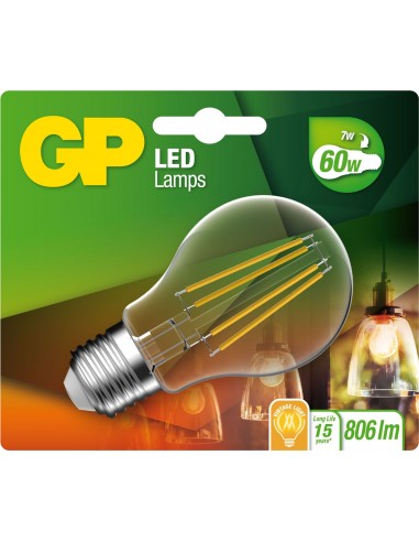 LED lamp GP 078227 E27 A60 Classic Filament 7W 1 stuk