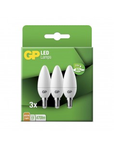 Ampoule LED GP 087823 E14 Bougie 5,6W 3 pièces