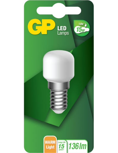 Ampoule LED GP 085492 E14 T25 Frigo 1.6W 1 pièce