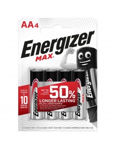 Blister 4 piles AA  Alkaline MAX ENERGIZER