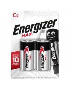 Blister 2 piles C  Alkaline MAX ENERGIZER