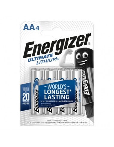 Blister 4 piles AA  Lithium ENERGIZER