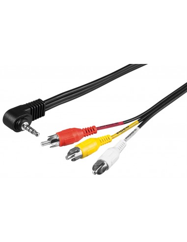Adapter cable, composite audio/video to 3.5 mm