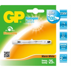GP Ampoule Halogène Linéaire R7S 48W  60W 78mm