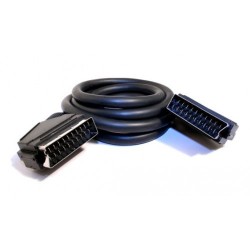 Adaptateur péritel/3 cinchs + S-VHS in/out sous blister